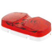 Lamp,Square Corner,2 Bulb,Duramold,Red