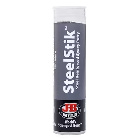 Putty, 2 oz Container Size, Stick, SteelStik, Dark Gray