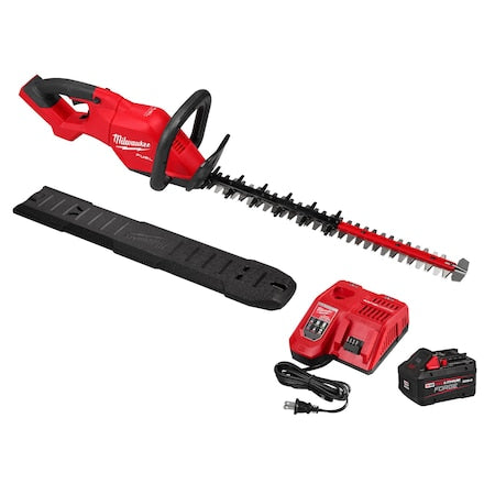 Cordless Hedge Trimmer Kit, Double-Sided 24 in L Blade