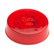 Lamp,Built-In Reflector,2.5 In,LED,Red