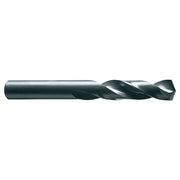 Screw Machine Drill Bit, 11/64 in Size, 135  Degrees Point Angle, High Speed Steel, Straight Shank