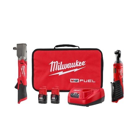 M12 FUEL Impact Wrench Kit + M12 Ratchet