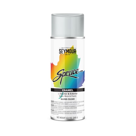 Seymour Spruce Enamel, Gloss Clear (12oz)