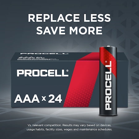 Procell Constant AAA Alkaline Battery, 1.5V DC, PK24