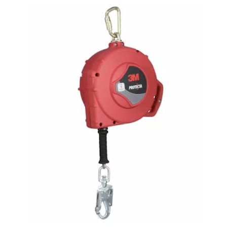 Protecta(R) Self-Retracting Lifeline, Swivel Snap Hook, Steel, 1 Leg(s), 420 lb Weight Capacity