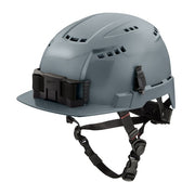 BOLT Gray Front Brim Vented Helmet with BOLT - Class C