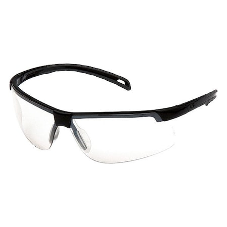 Ever-Lite(R), Safety Glasses, Photochromic, Scratch-Resistant, Black Frame, Half-Frame