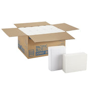 Pacific Blue Ultra Multifold Paper Towels, 1 Ply, 220 Sheets, White, 10 PK
