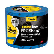 Painter'sTape,CrepePaper,Blue,60ydL,PK3