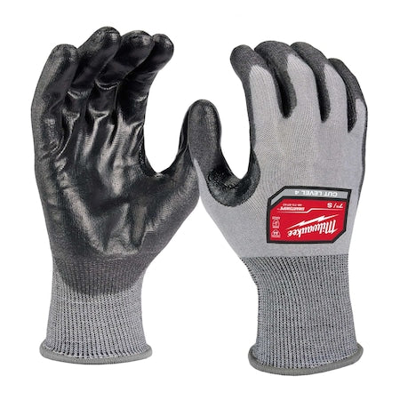 Cut-Resistant Coated Gloves, Cut Level A4 ,Polyurethane ,Smooth ,S 12 PK