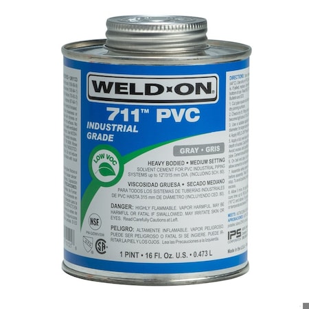 PVC Gray Heavy Bodied Pint