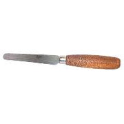 4" Skiving Knife, Flex Round Tip, Wooden Handle