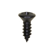 #8 x 1/2" Phillips Oval Head Tapping Screw Black Oxide AB