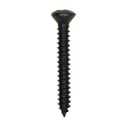 #8 x 1-1/4" Phillips Oval Head Tapping Screw Black Oxide