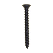 #8 x 1-1/2" Phillips Oval Head Tapping Screw Black Oxide