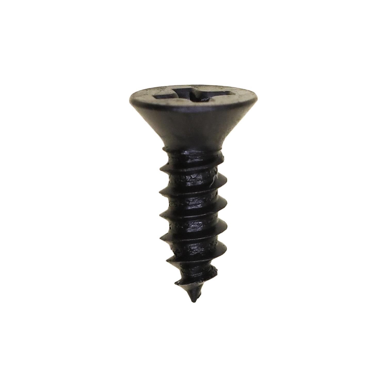 #8 x 1/2" Phillips Flat Head Tapping Screw Black Oxide Ab