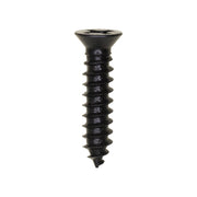 #8 x 3/4" Phillips Flat Head Tapping Screw with #6 Head Black Oxide