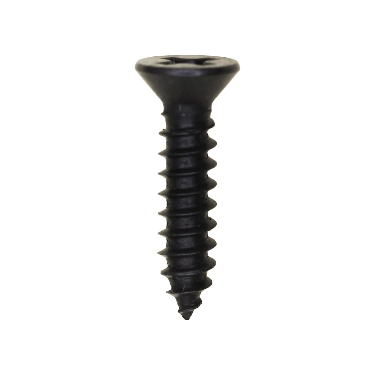 #8 x 3/4" Phillips Flat Head Tapping Screw Black Oxide Ab