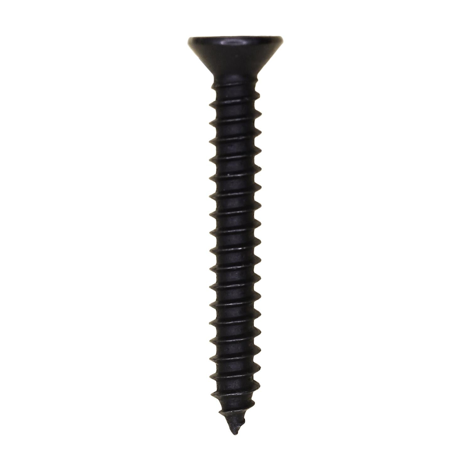 #8 x 1-1/4" Phillips Flat Head Tapping Screw Black Oxide