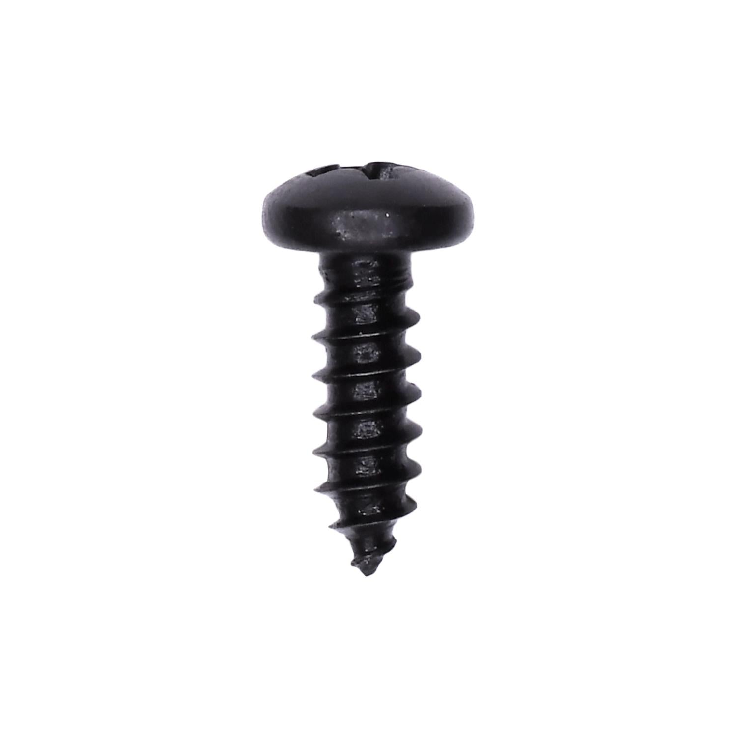 #8 x 1/2" Phillips Pan Head Tapping Screw Black Oxide