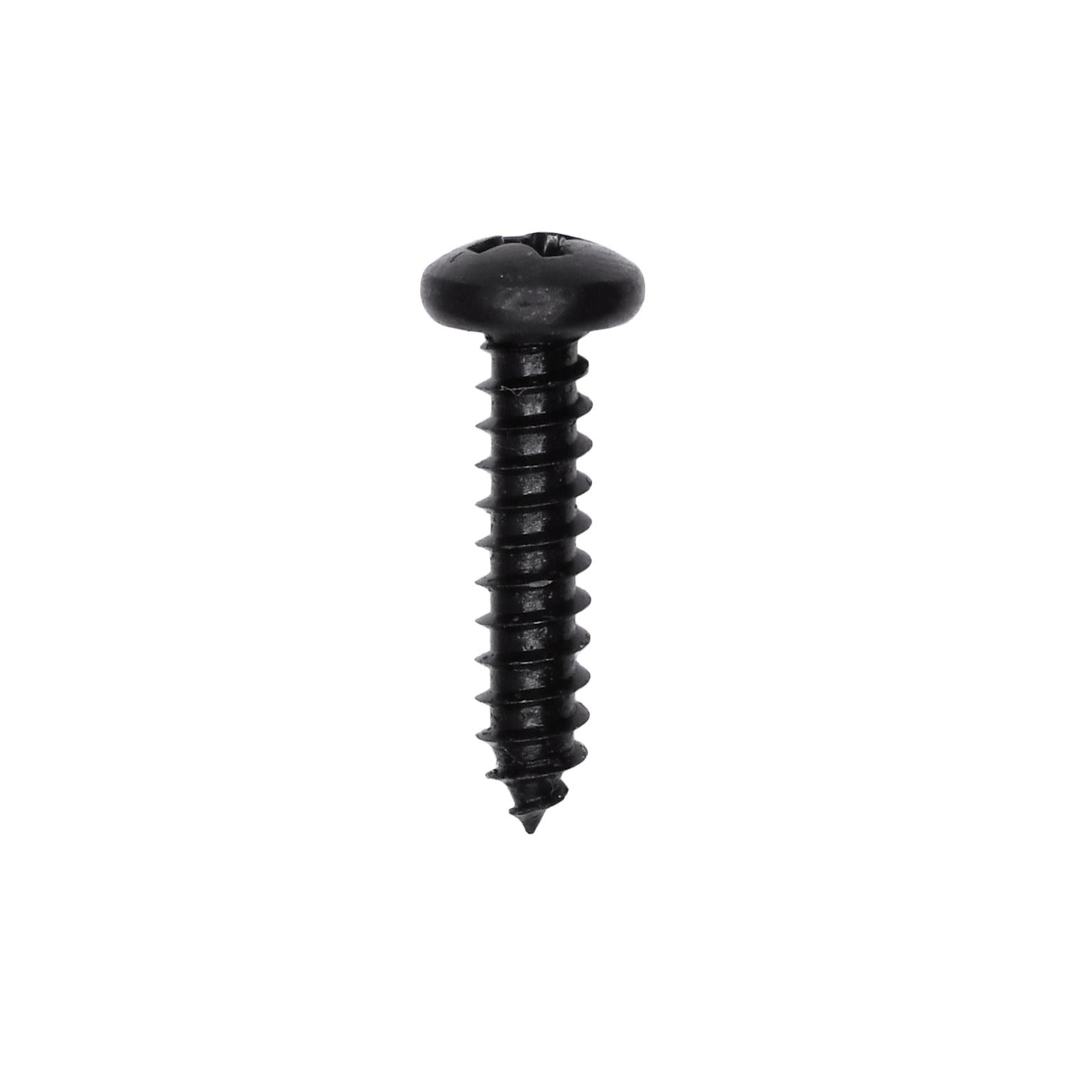 #8 x 3/4" Phillips Pan Head Tapping Screw Black Oxide