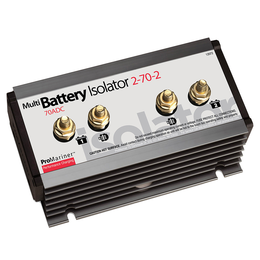 Battery Isolator - 2 Alternator - 2 Battery - 70 AMP