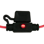 ATM Mini Style Inline LED Fuse Holder - Up to 30A