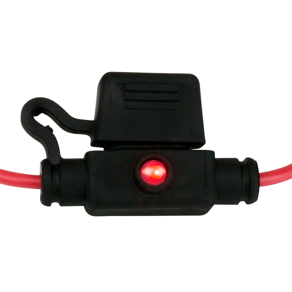 ATM Mini Style Inline LED Fuse Holder - Up to 30A