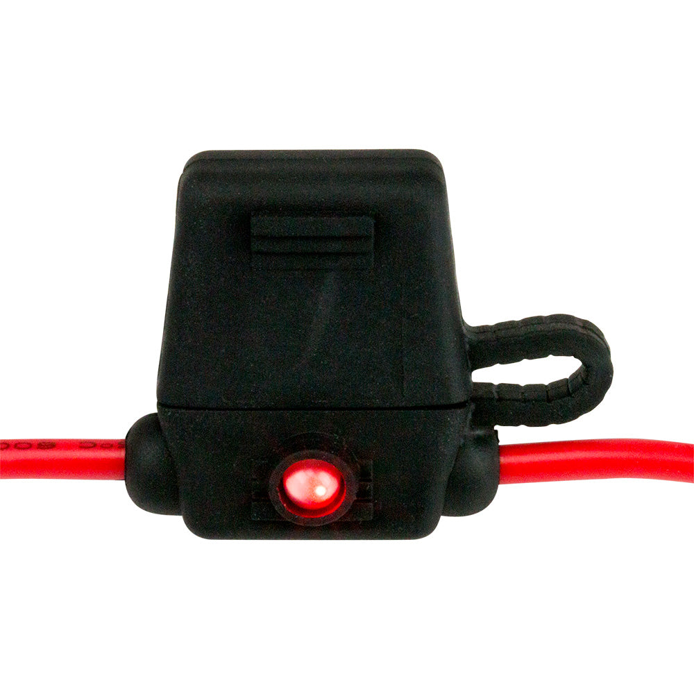 ATO/ATC Style Inline LED Fuse Holder - Up to 30A