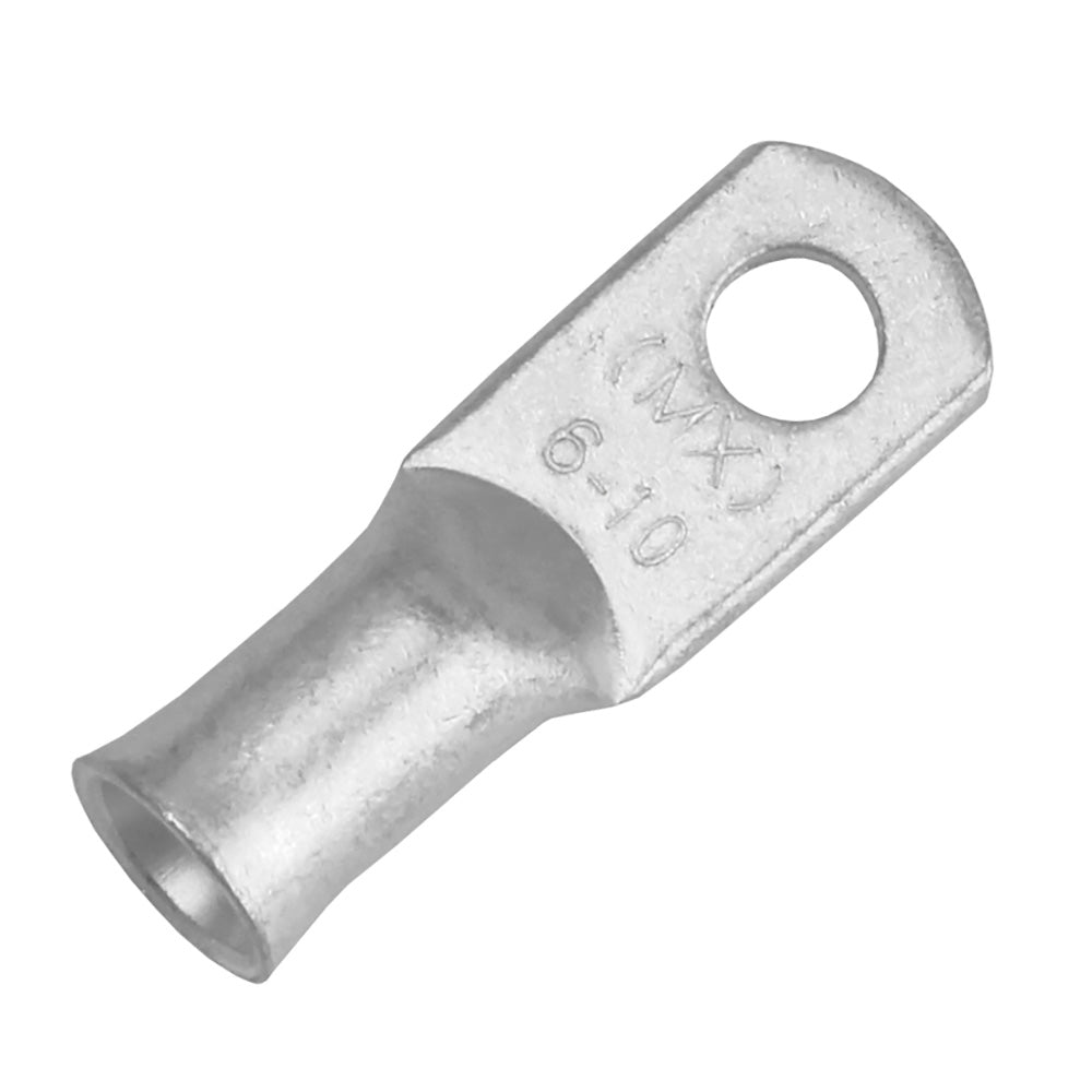 Tinned Lug 6 AWG - #10 Stud Size - 10 Pack