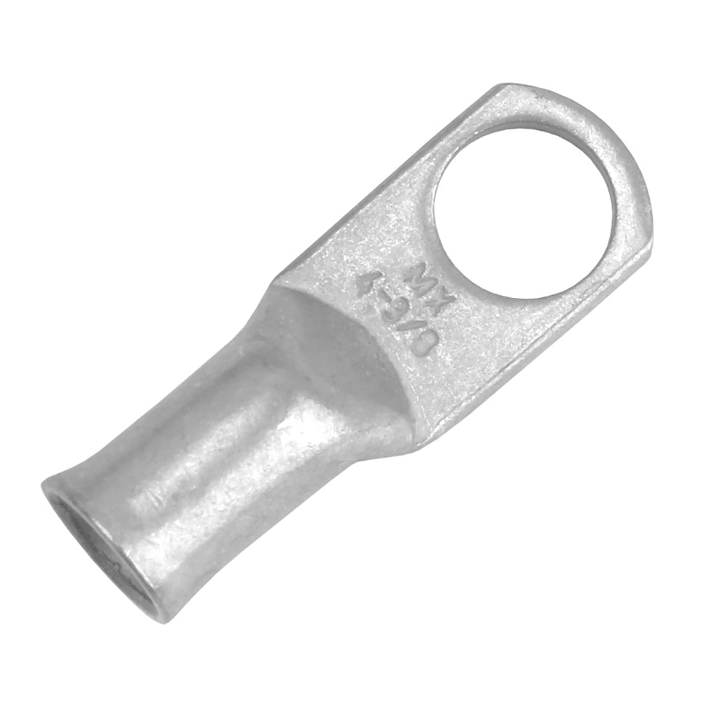 Tinned Lug 4 AWG - 3/8" Stud Size - 10 Pack