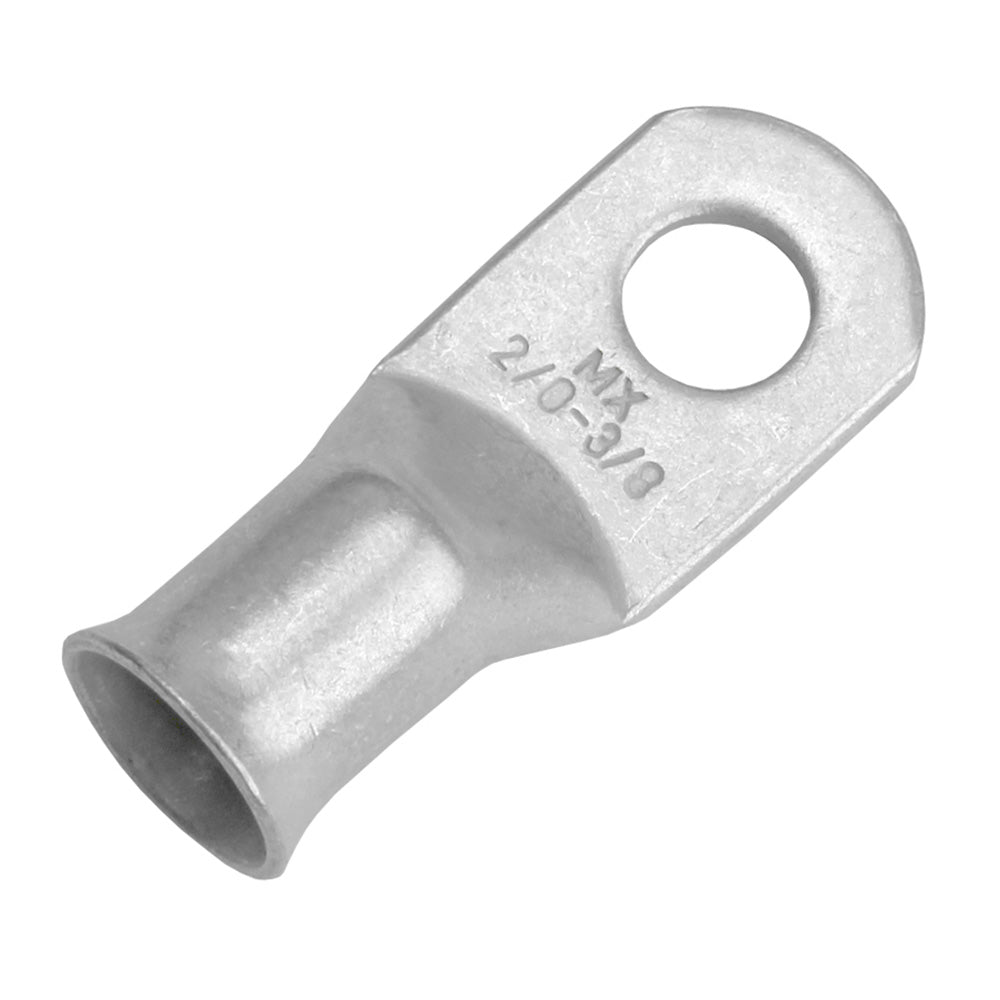 Tinned Lug 2/0 AWG - 3/8" Stud Size - 10 Pack
