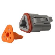 Deutsch DT Plug & Wedge Lock Kit - 3 Position - 10 Pack