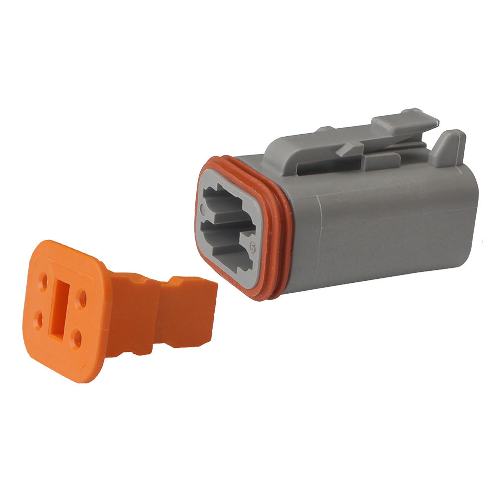 Deutsch DT Plug & Wedge Lock Kit - 4 Position - 10 Pack