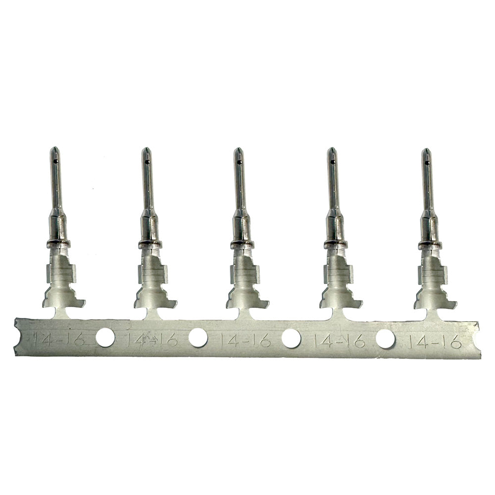 Deutsch Stamped & Formed Contacts for 14-18 AWG Wire – Pin Cavity Style - 100 Pack