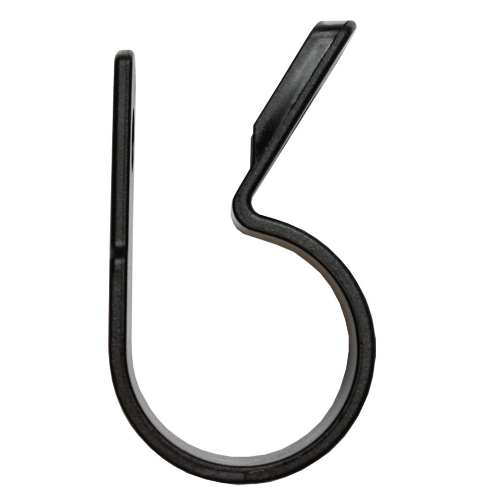 UV Resistant Nylon C-Clamps - 1/2" - Black - 25 Pack