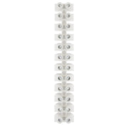40A Euro Style Terminal Block - 12 Positions - 5 Pack