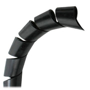 1/2" Spiral Wrap - Black - 100' Roll