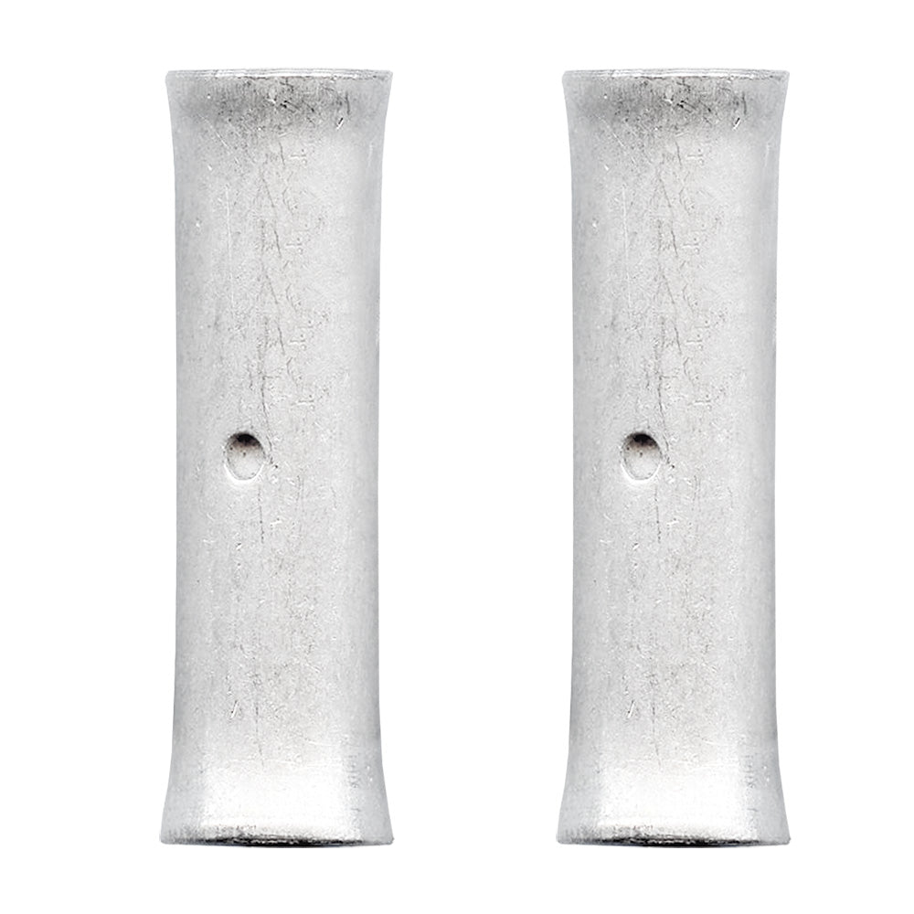 Seamless Butt Splice - 2 AWG - Non-Insulated - 2 Pack