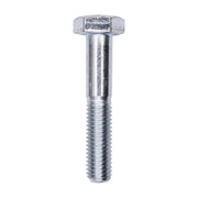 10-1.5 x 55mm DIN 931 Cap Screw Class 8.8 - Zinc