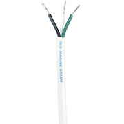 White Triplex Cable - 14/3 - Sold by the Foot