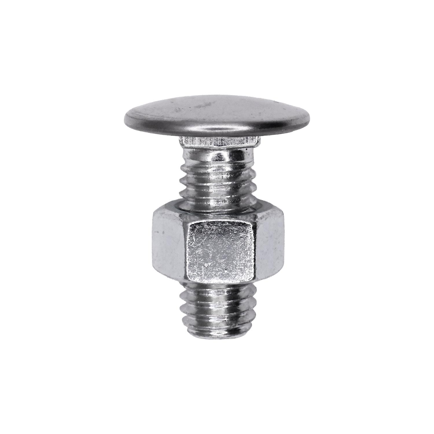 Bumper Bolt 3/8"-16 x 1" Stainless Steel Pan Head with Hex Nut
