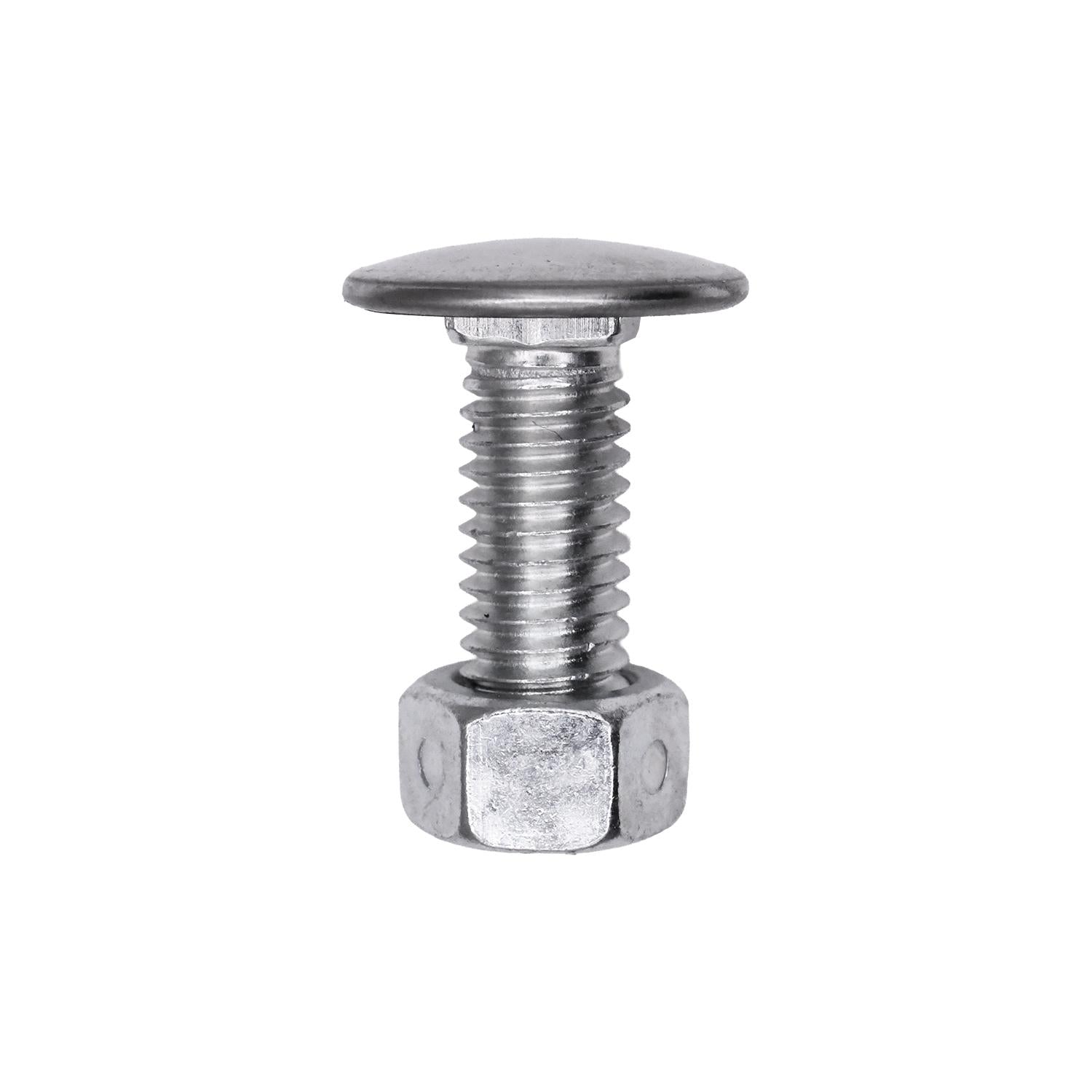 Bumper Bolt 3/8"-16 x 1" Stainless Steel Pan Head with Lock Nut