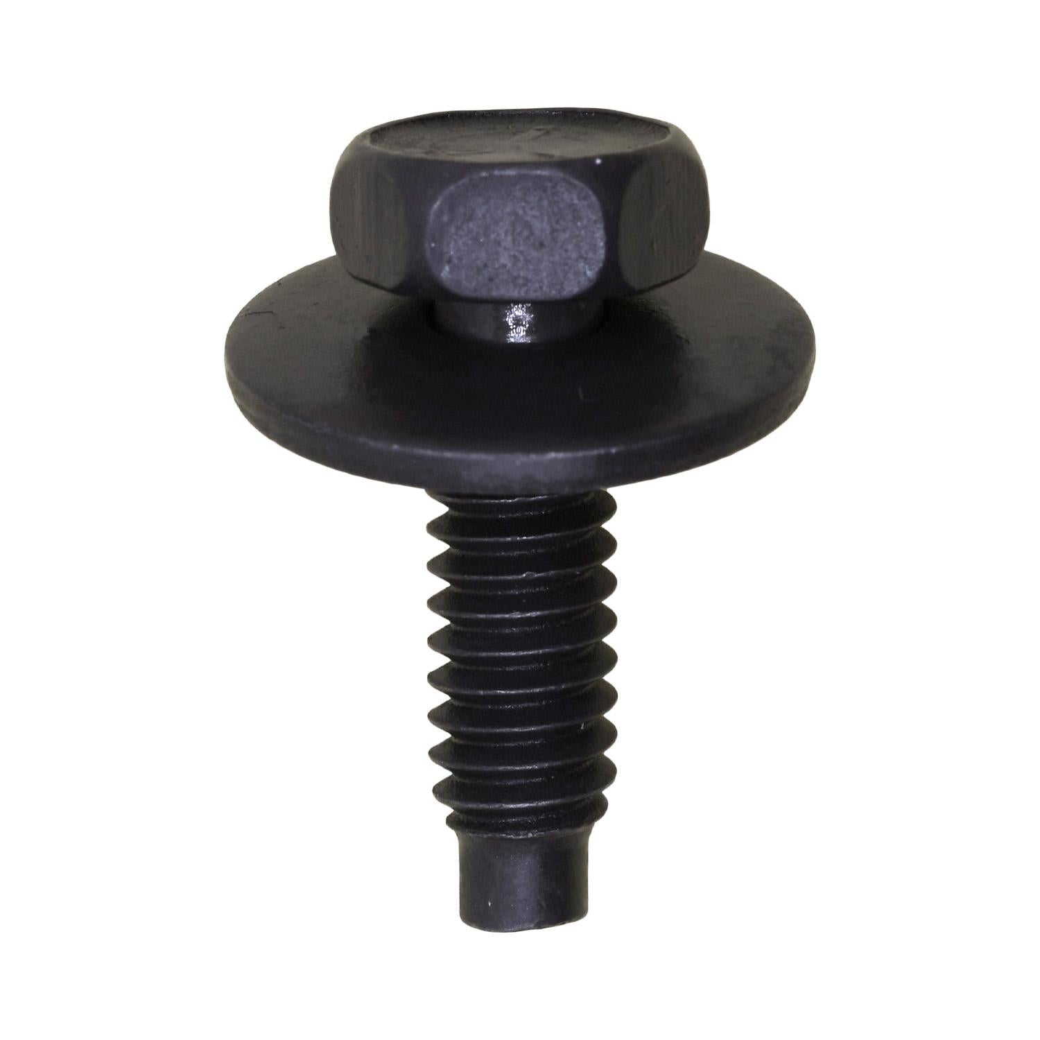 Hex Head Sems with Dog Point 1/4"-20 x 7/8"- Black