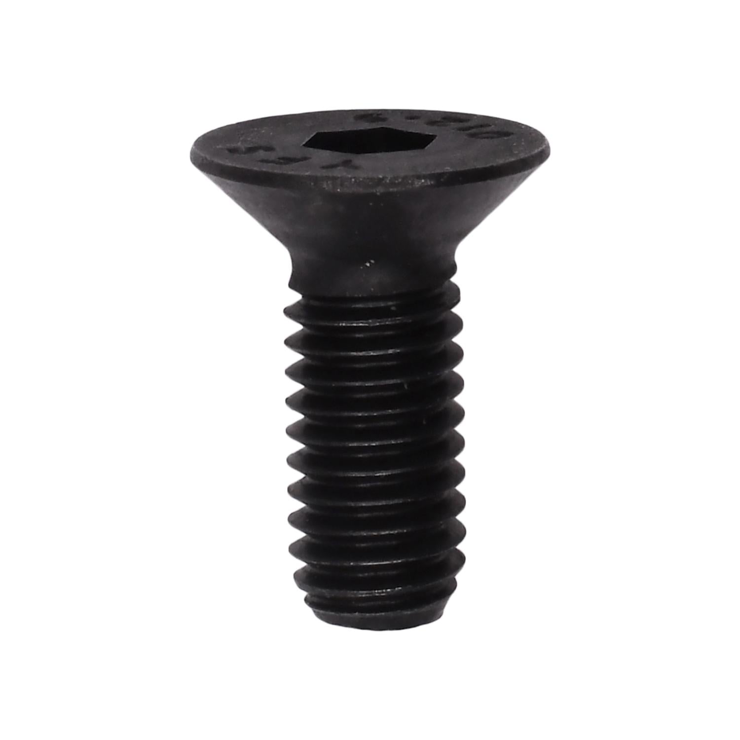 6-1.0 x 16mm Flat Socket Cap Screw DIN 7991 Class 10.9