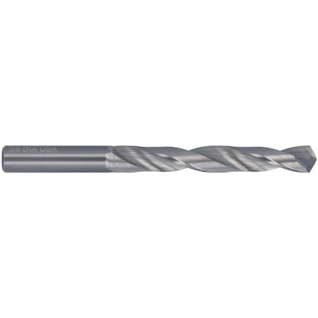 118 Degree Solid Carbide Jobber Length Drill Cleveland 1727 Bright Carbide RHS/RHC Let-P