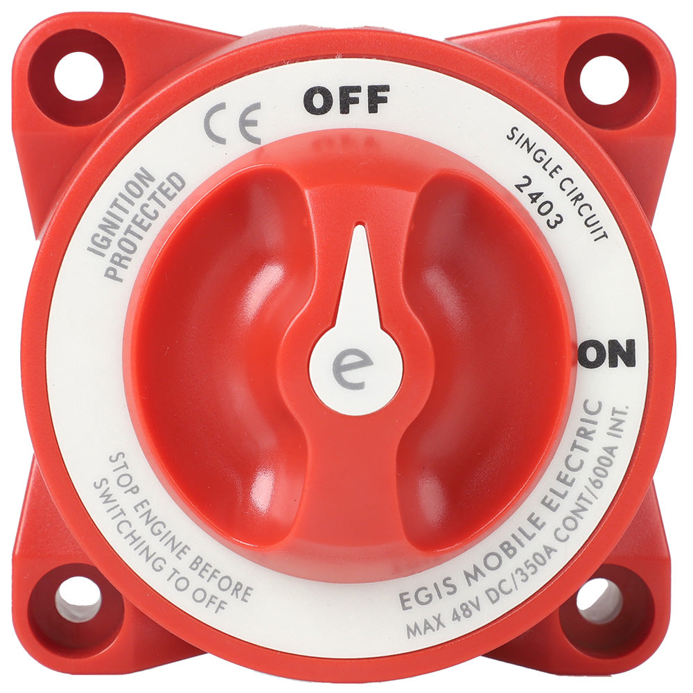 E-Series 350A Battery Switch Off/On