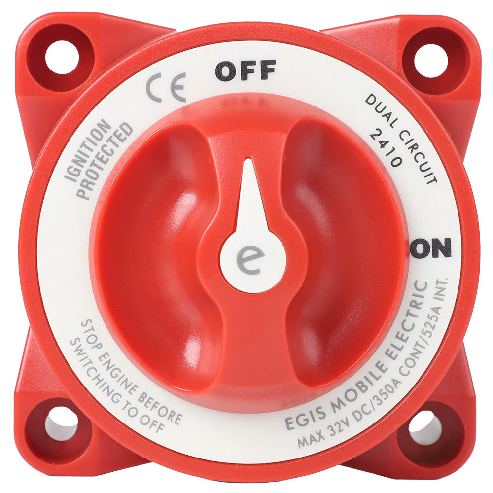 E-Series 350A Dual Circuit Battery Switch Off/On