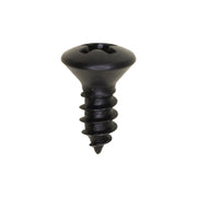 #10 x 1/2" Phillips Oval Head Tapping Screw - Black Oxide