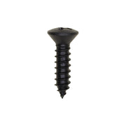 #10 x 3/4" Phillips Oval Head Tapping Screw - Black Oxide
